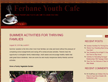 Tablet Screenshot of ferbaneyouthcafe.com